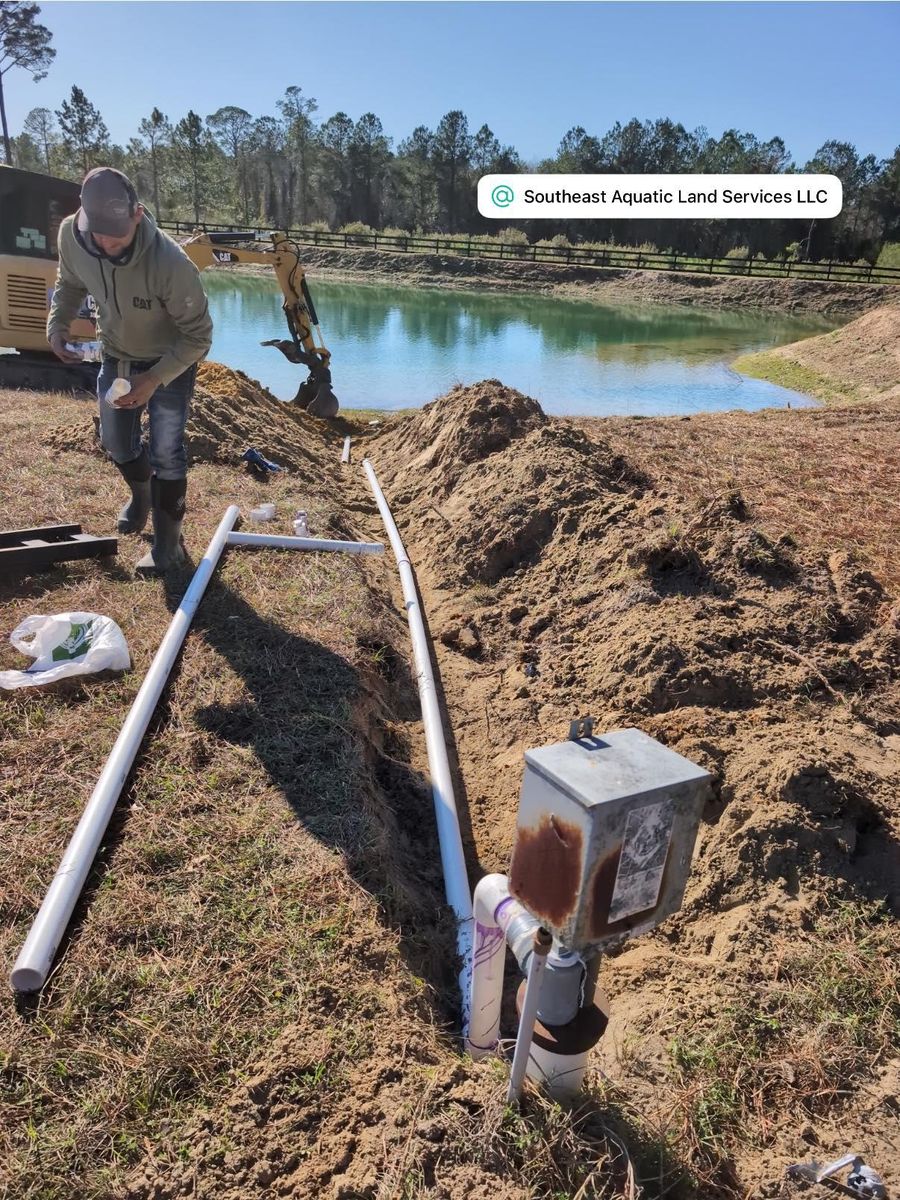Fountains & Aerators Install for Southeast Aquatic Land Services LLC  in Waycross, GA