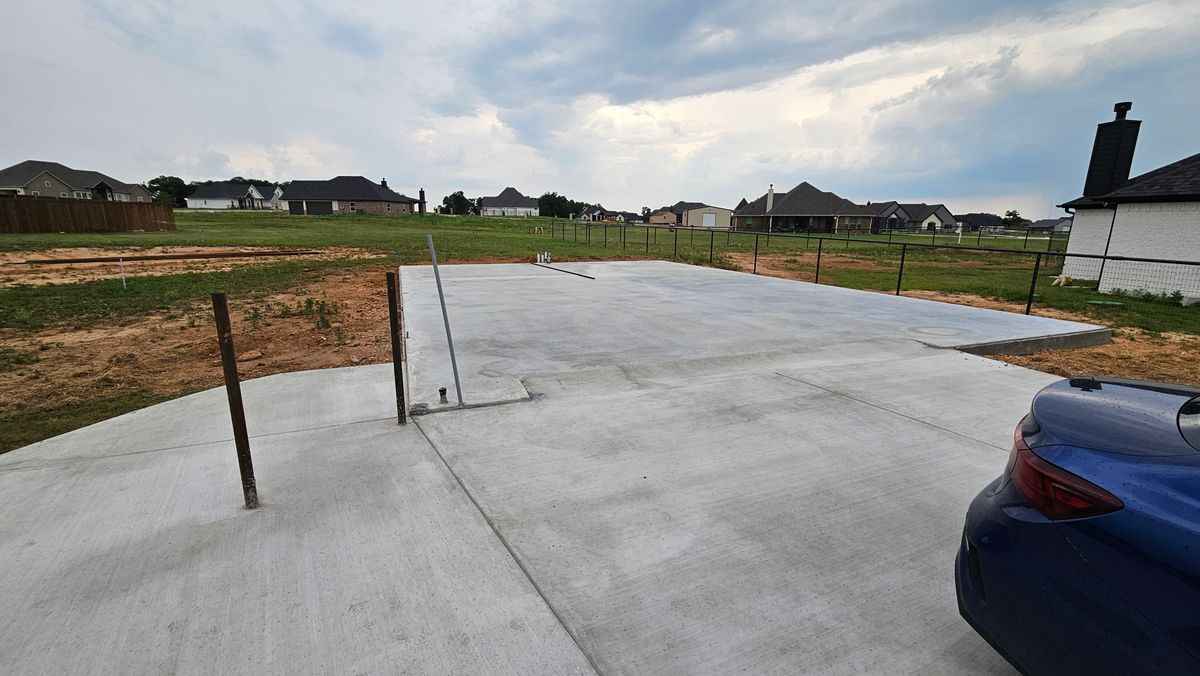 Concrete Flatwork for TX Makers Construction in Springtown, TX