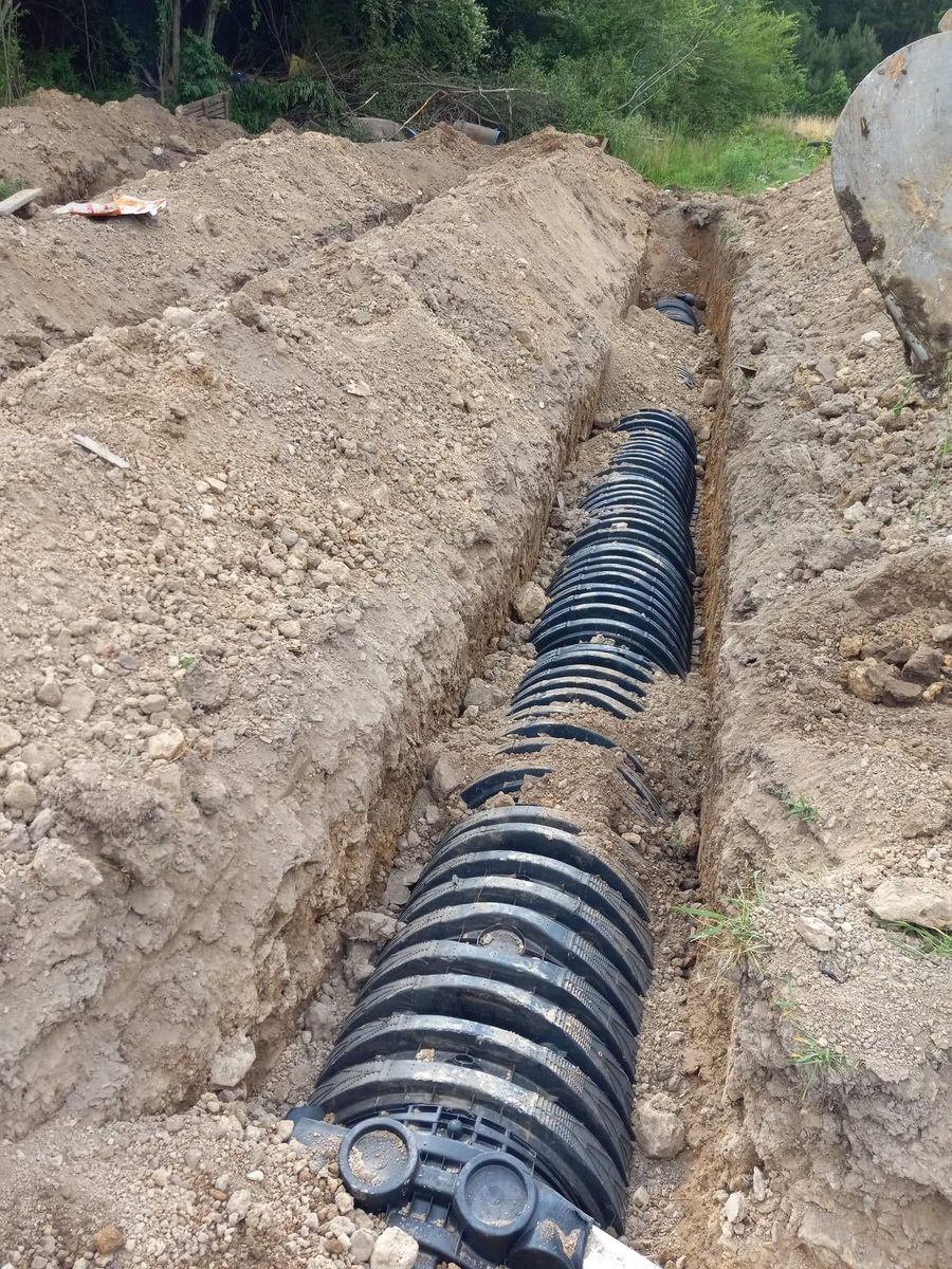 Septic leach fields for Forrest Plumbing and Septic Service LLC in Summerville, GA