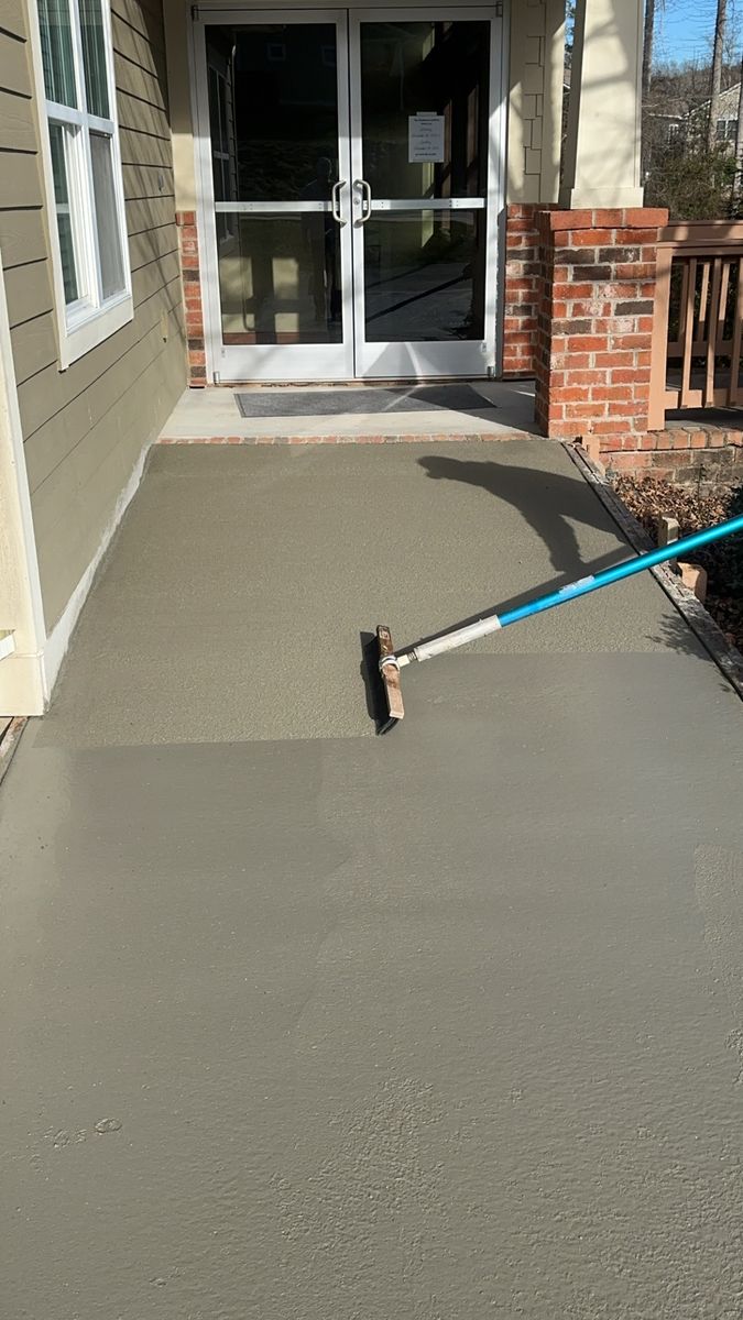Concrete Slab Construction for Stines and Company  in Rutherfordton, NC