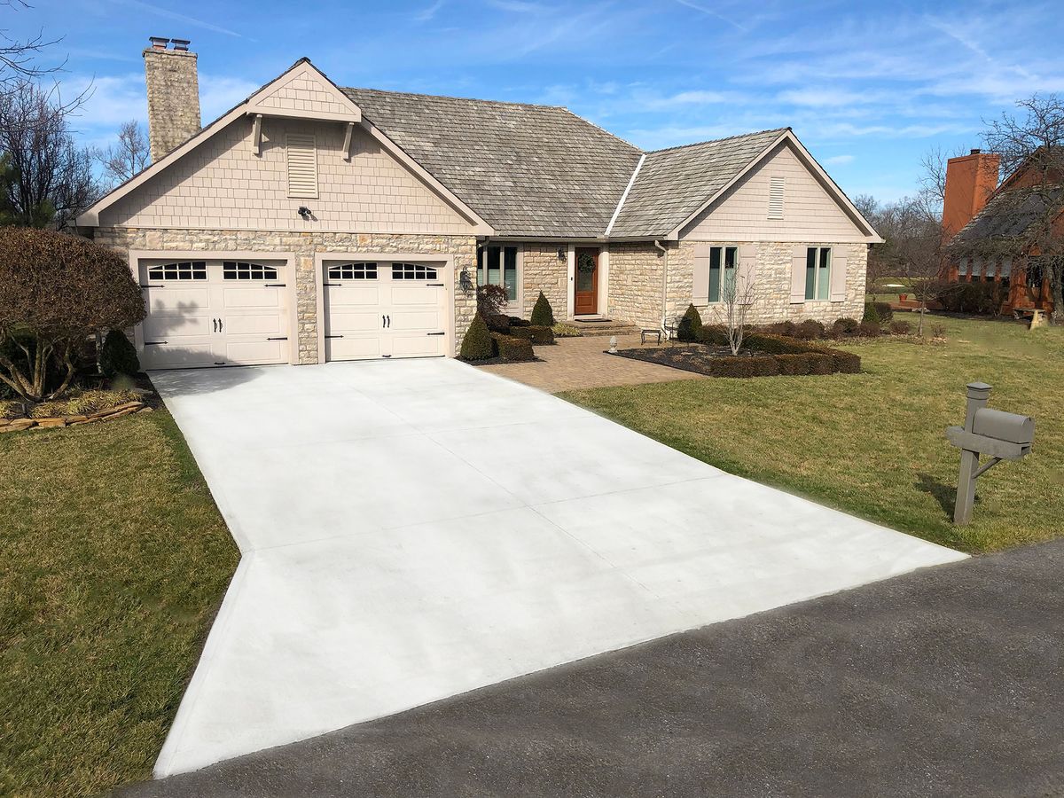 Concrete Driveway Installation for BW Concrete Contracting LLC in Fort Worth, TX