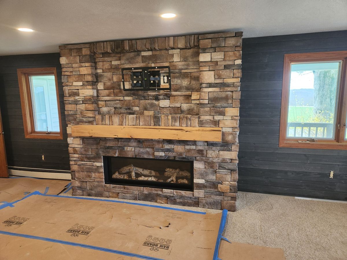 Stonework for Davis Masonry in New Castle, PA