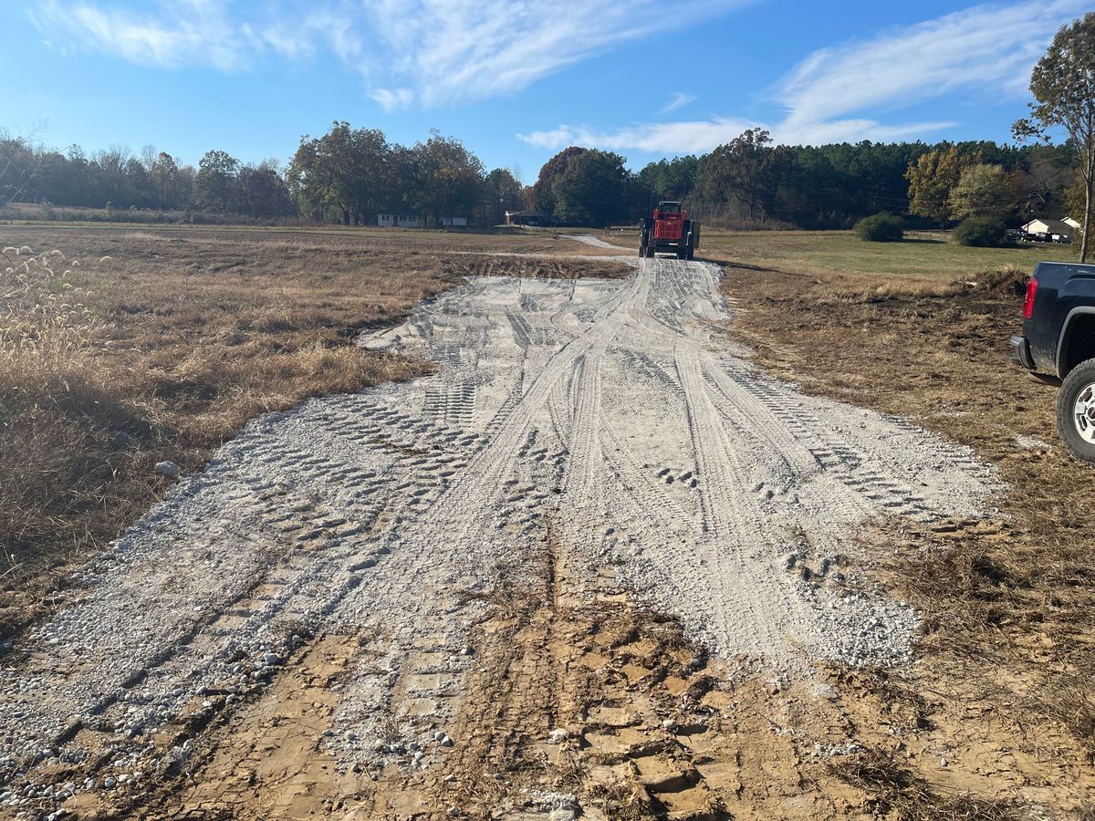 Driveway Construction for Gibby's Home and Land Services in Memphis, TN