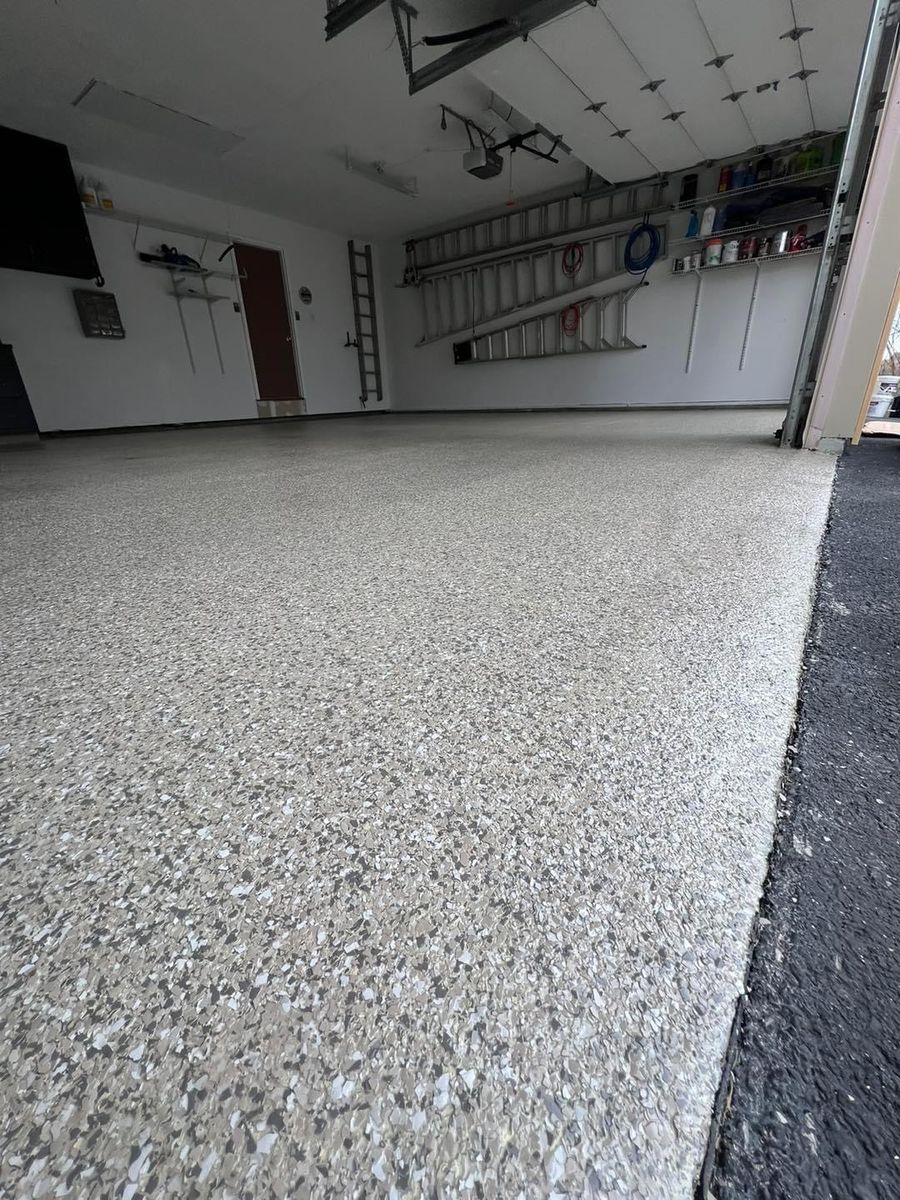 Epoxy Floor Coatings for Texas Curb N Borders in Houston, TX