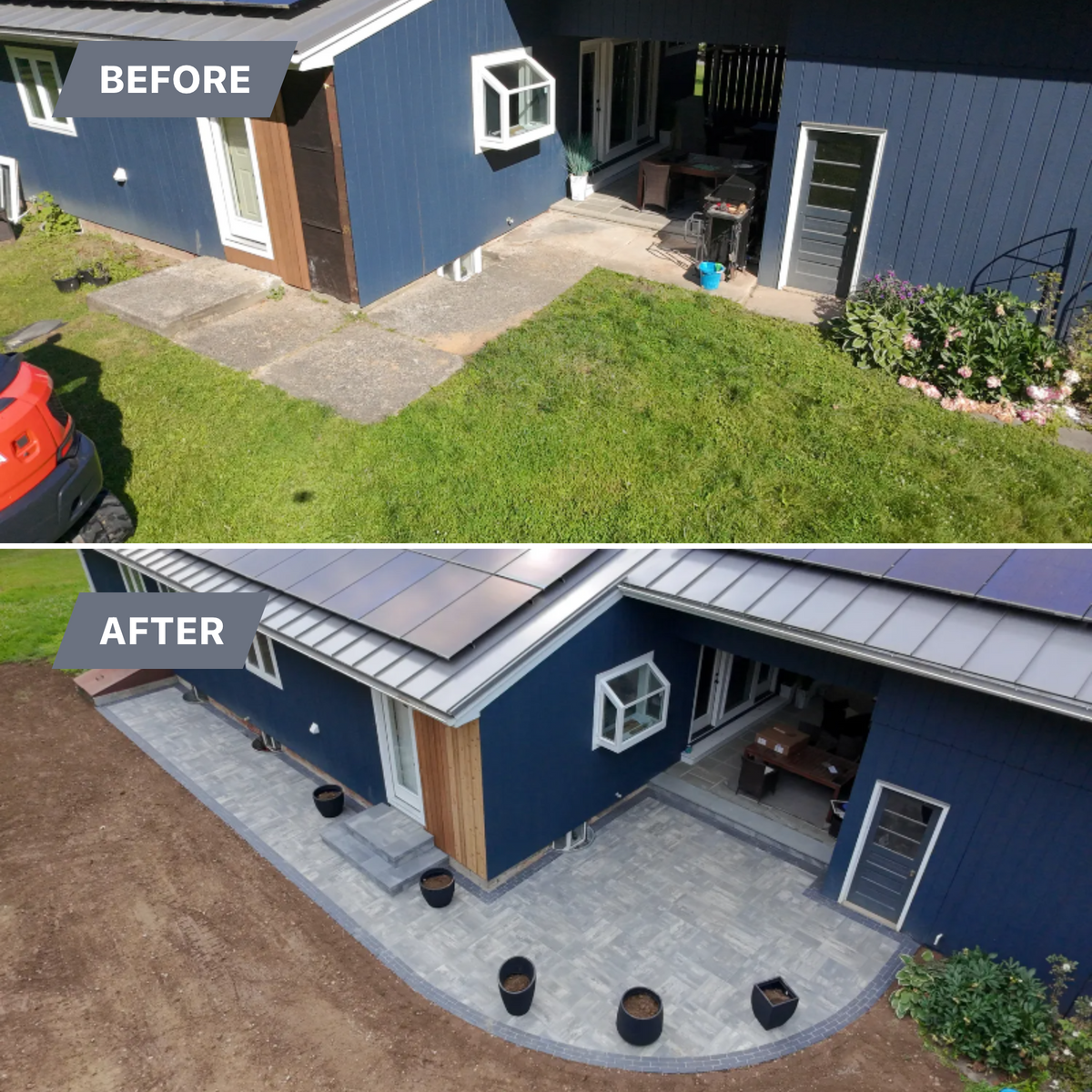 Patio building for NK Landscaping LLC in Dutchess County, NY