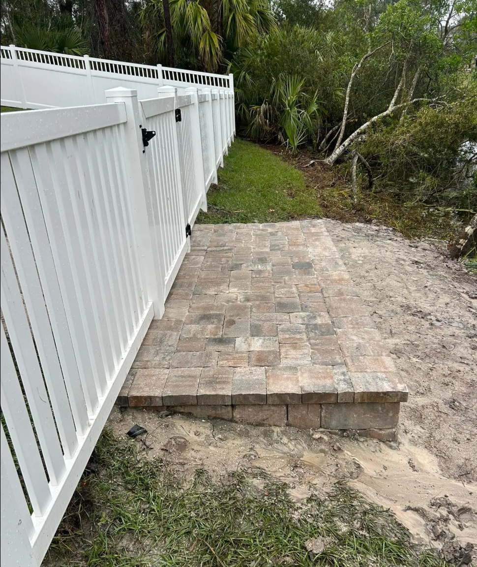 Hardscapes for Cunningham's Lawn & Landscaping LLC in Daytona Beach, Florida