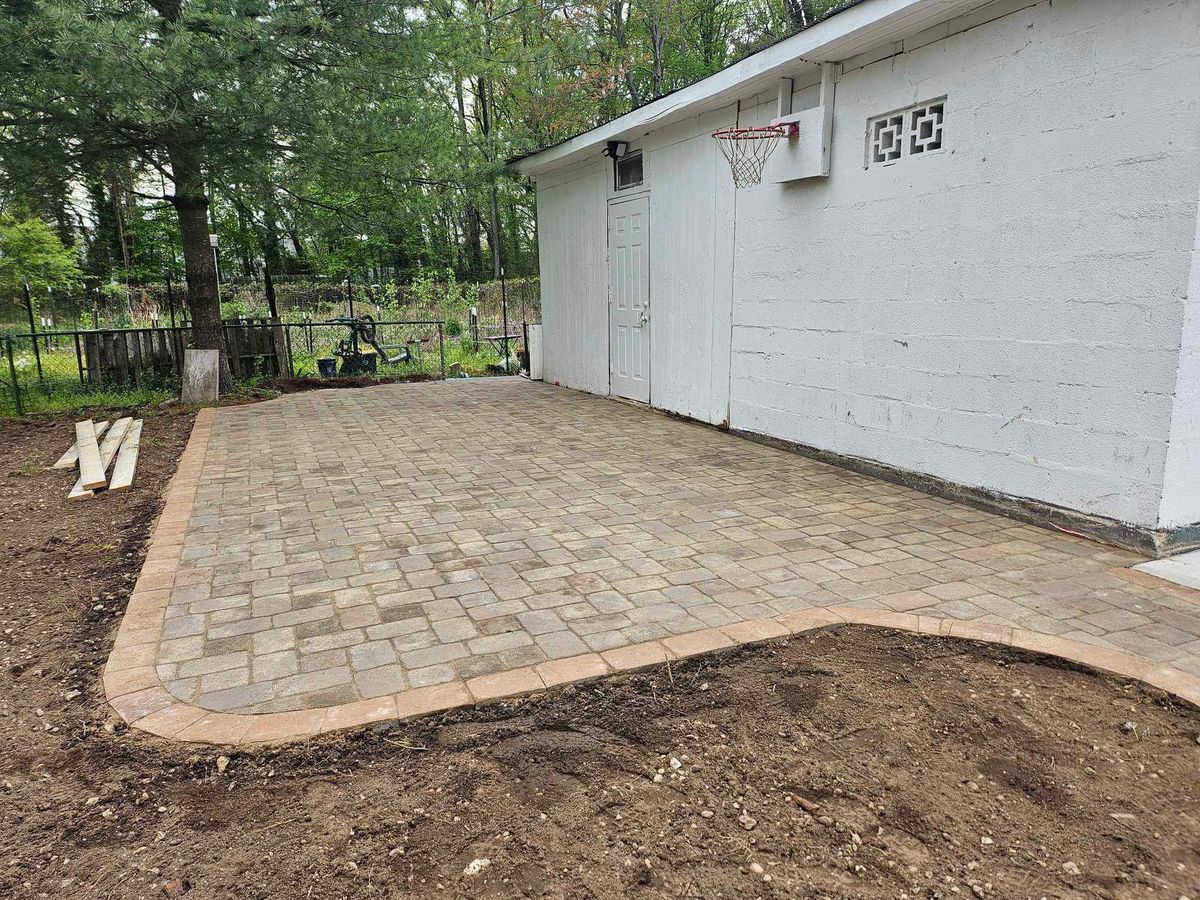 Patio Design & Construction for Matteo Hardscapes in Towson,  MD