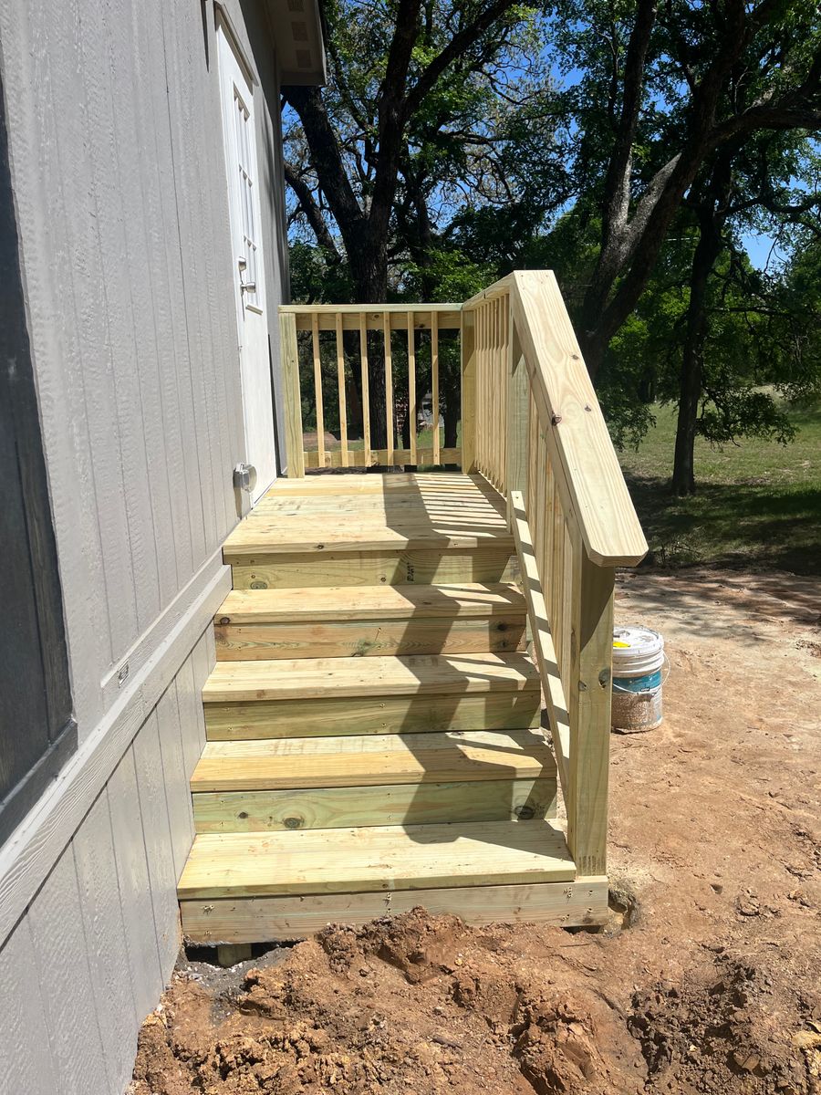 Decks & Handicap Ramps for BAKER Carpentry in Joshua, TX