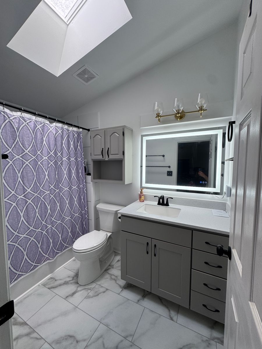 Bathroom Renovation for Sanchez Paint Pros in Frederick, MD