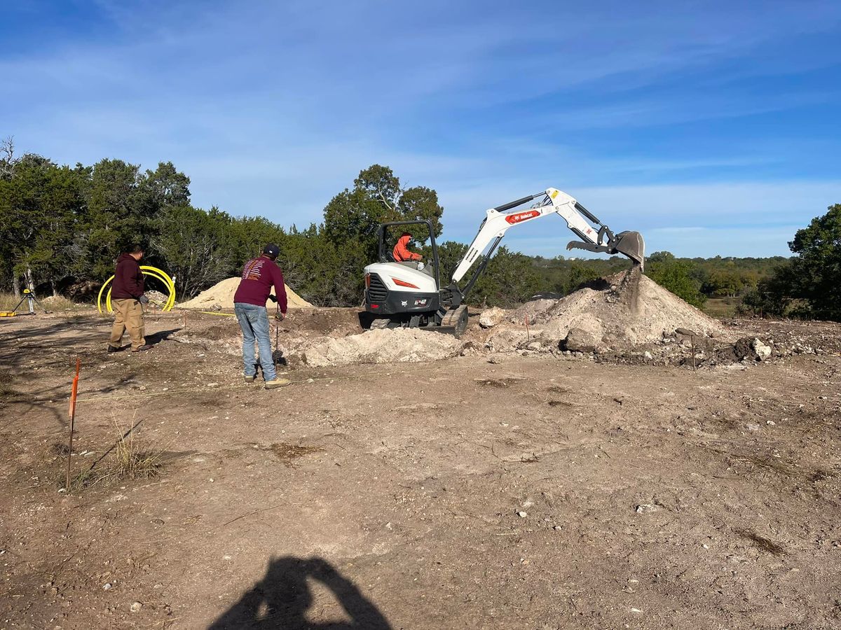 Dirt work and excavation- culverts, house pads, roads, etc. for CrossCut in Kempner, TX