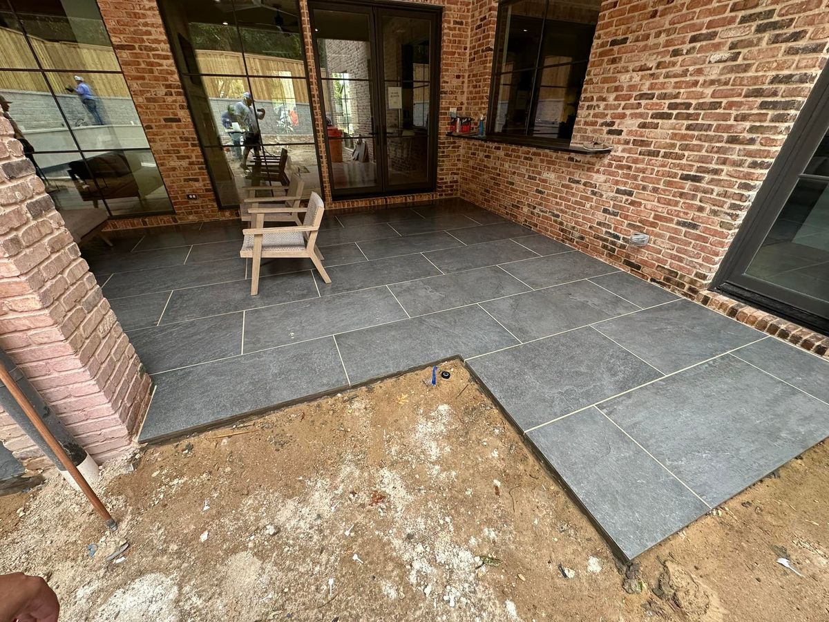 Patio Design & Construction for Bronco Masonry Inc. in Dallas, TX