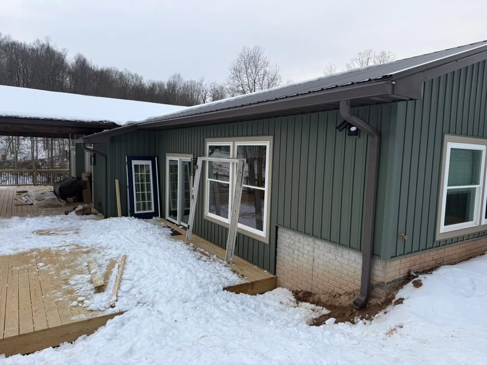 Seamless Gutter Installation for Top Hand Roofing and Gutter in Pomeroy, OH