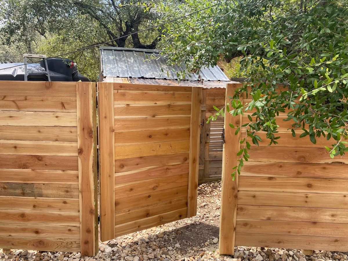 Fencing for Robert’s Lawn & Tree Service in Austin, TX
