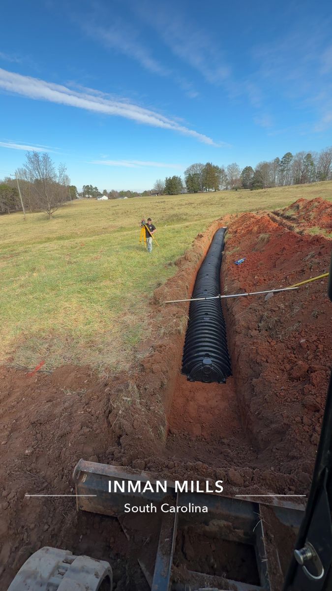 Sewer Line Replacement for Seay’s Septic in Inman, SC