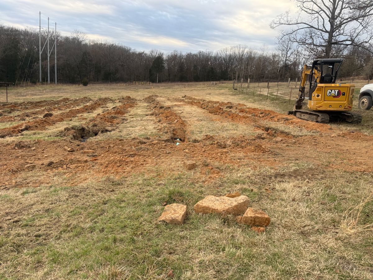 Site Preparation for Boyd Septic & Utility LLC in West Fork, AR