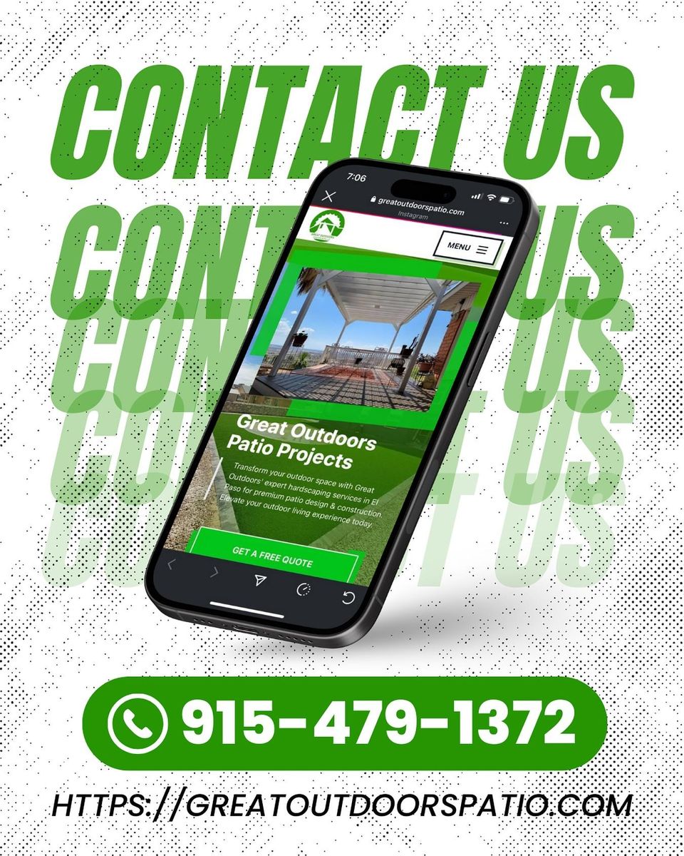 Patio Design & Construction for Great Outdoors Patio Projects in El Paso, TX