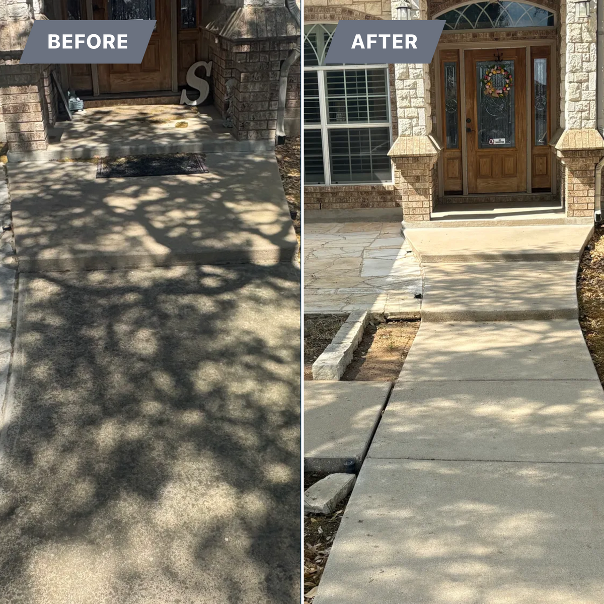 Driveway and Sidewalk Cleaning for Top Notch Exterior Cleaning Solutions in Nolanville, TX