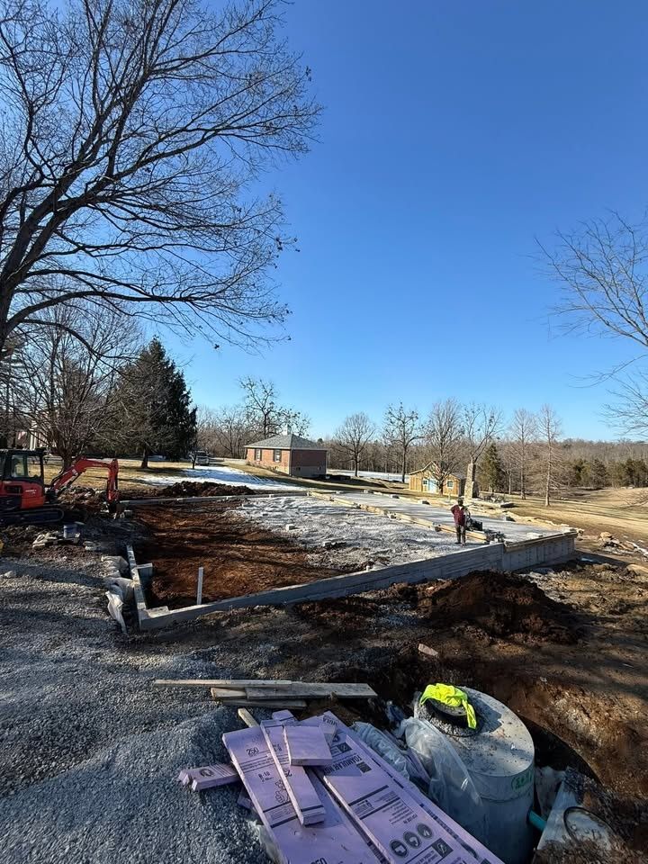 Concrete Slab Construction for Buckel Concrete in New Albany, IN