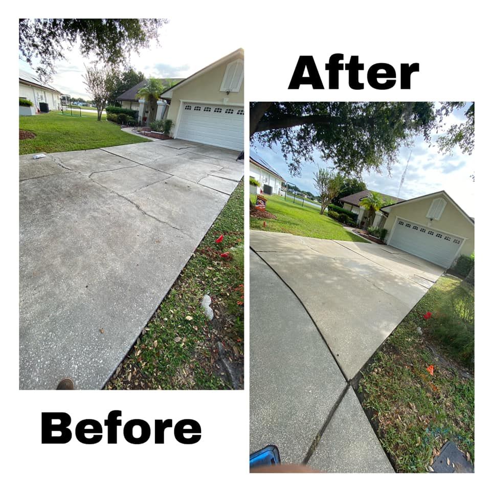 Driveway and Sidewalk Cleaning for Pressure Washing & car detailing in Orlando, FL