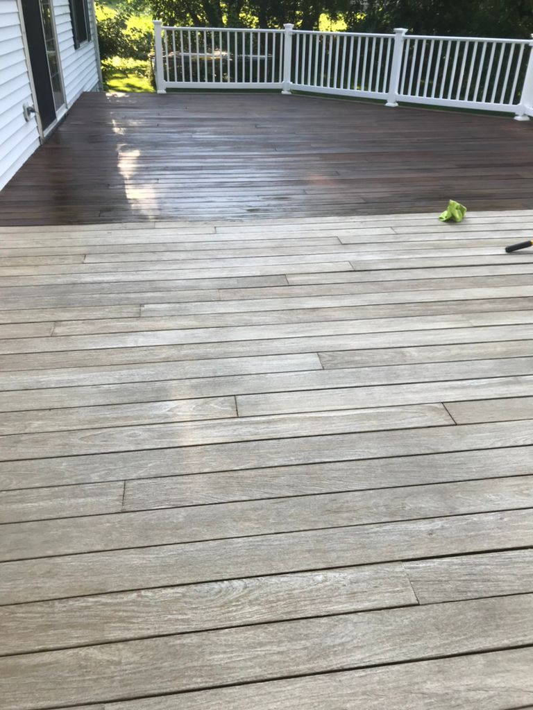 Deck Staining for Carmen's Custom Contracting in Belvidere, NJ