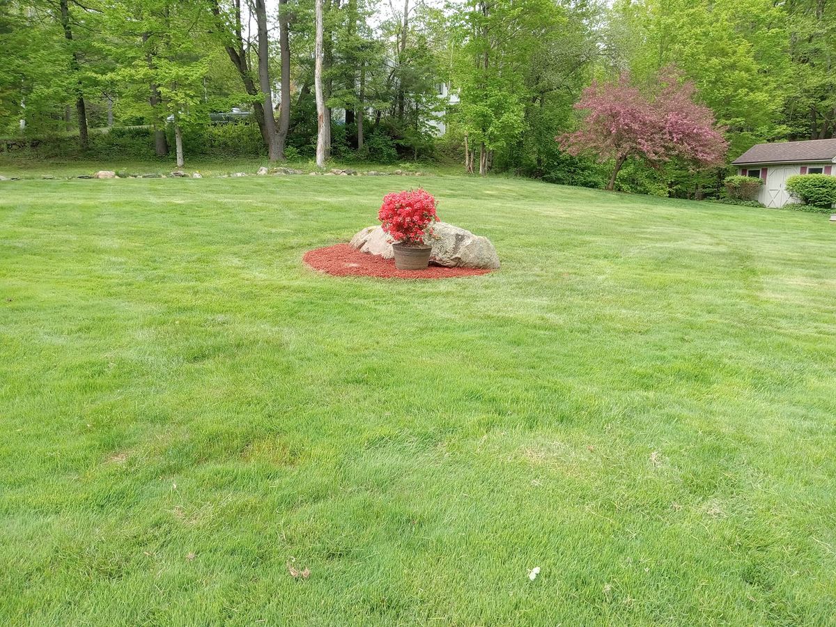 Mulch Installation. for K Brown's Property Maintenance in Pittsfield, MA