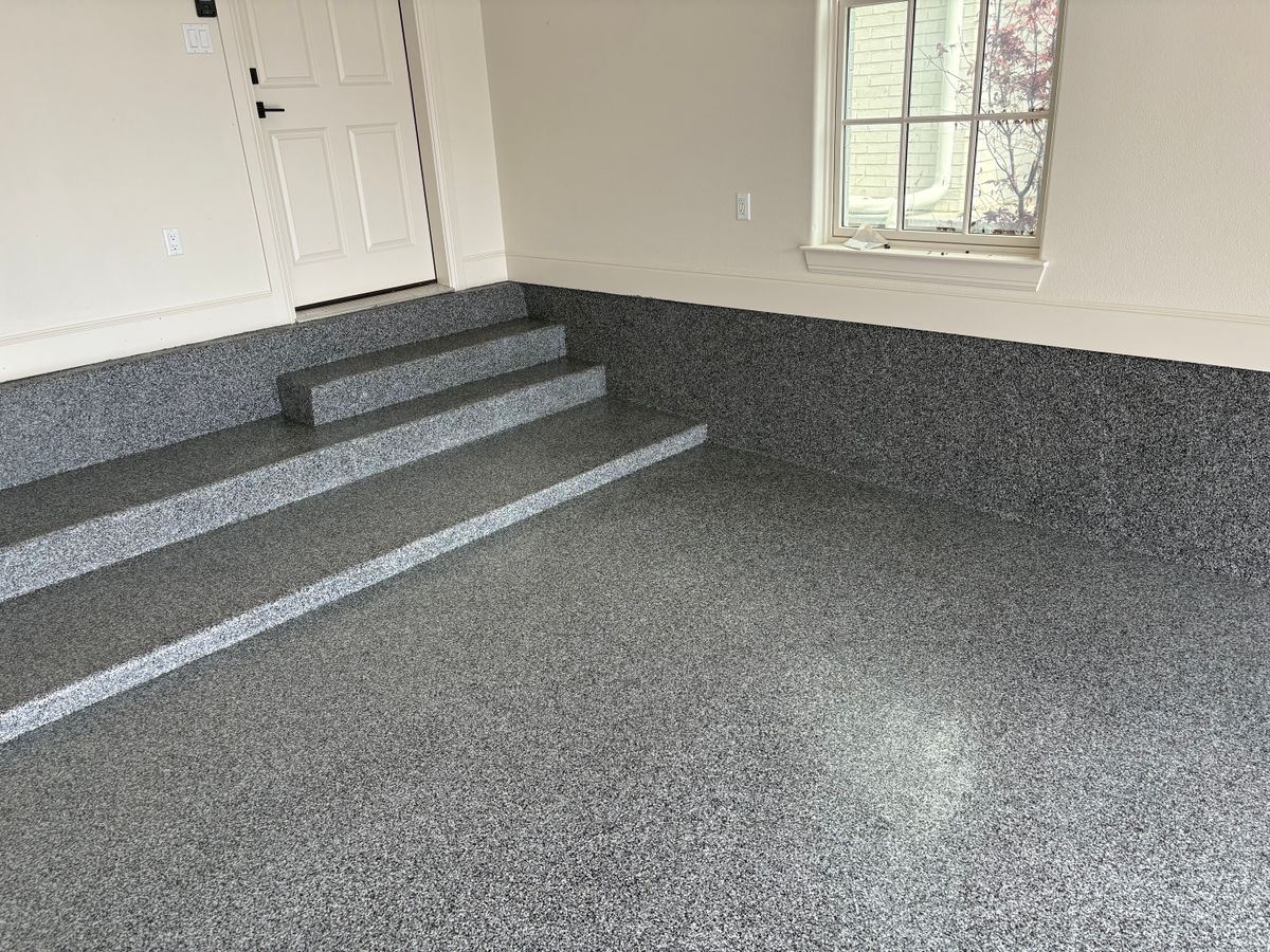 Epoxy Flooring Installation for Brazos Valley Concrete Coatings in Granbury, TX