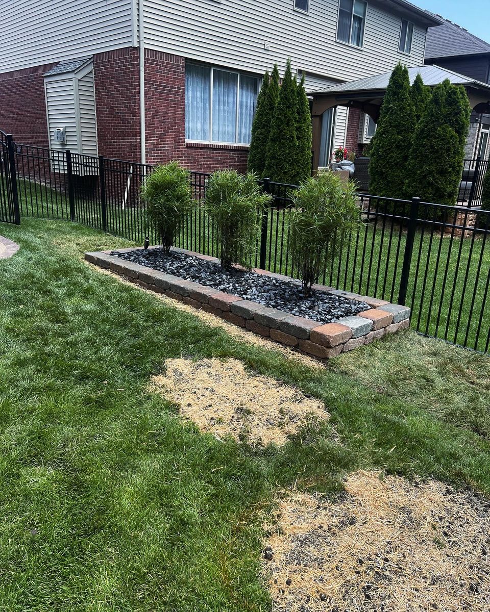 Retaining Wall Construction for Alltimate Outdoor Services in Warren, MI