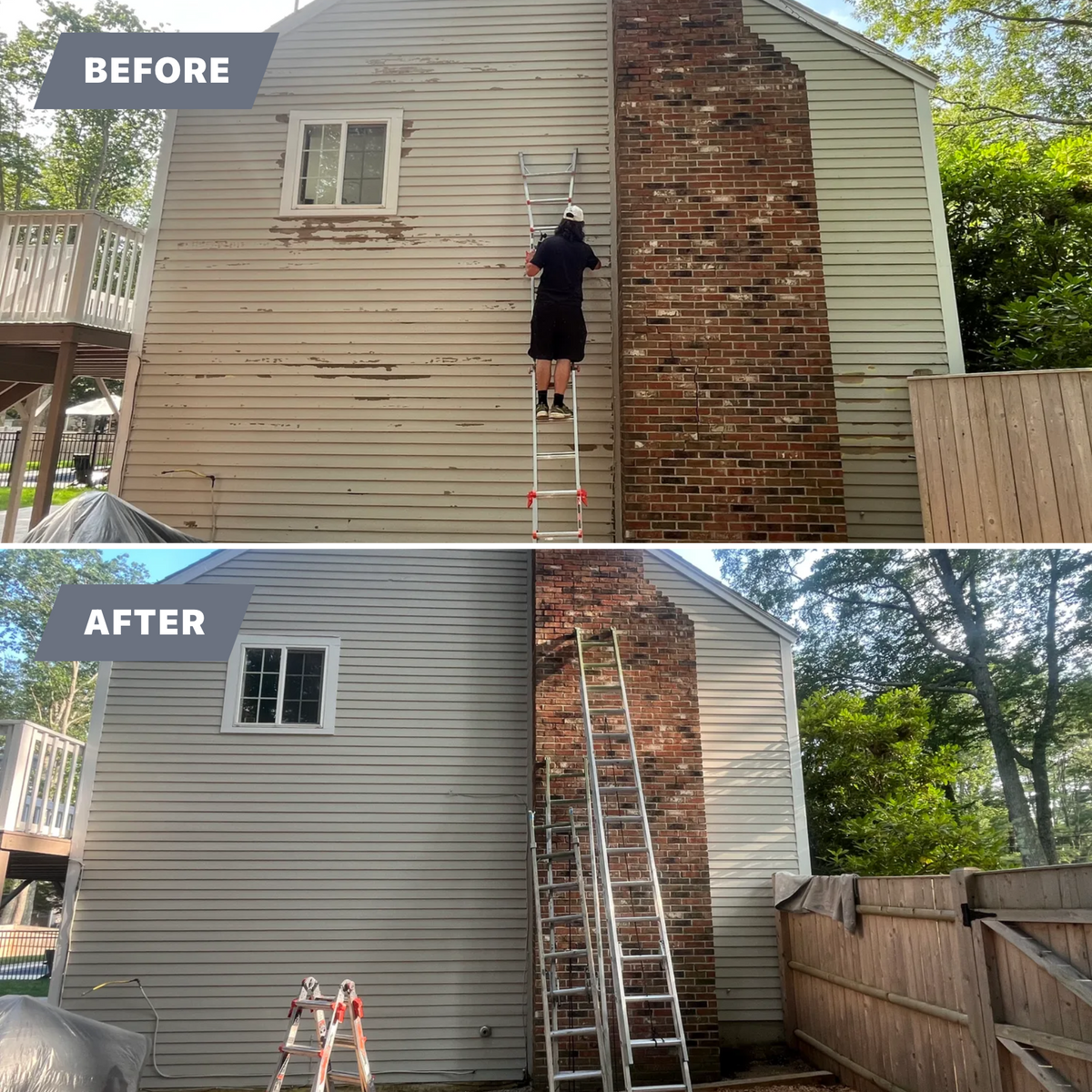 Staining & Paint Repair for Brush Bro’s in Hollis, ME