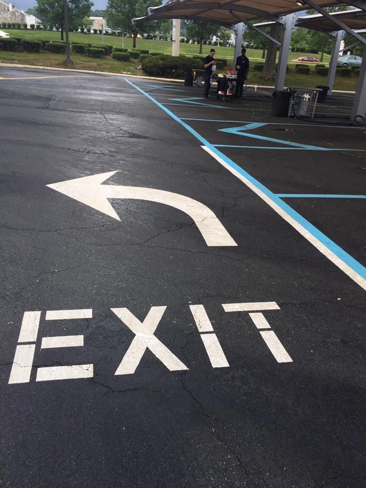 Striping for Payne's Pavement Marking in Warrenton, VA