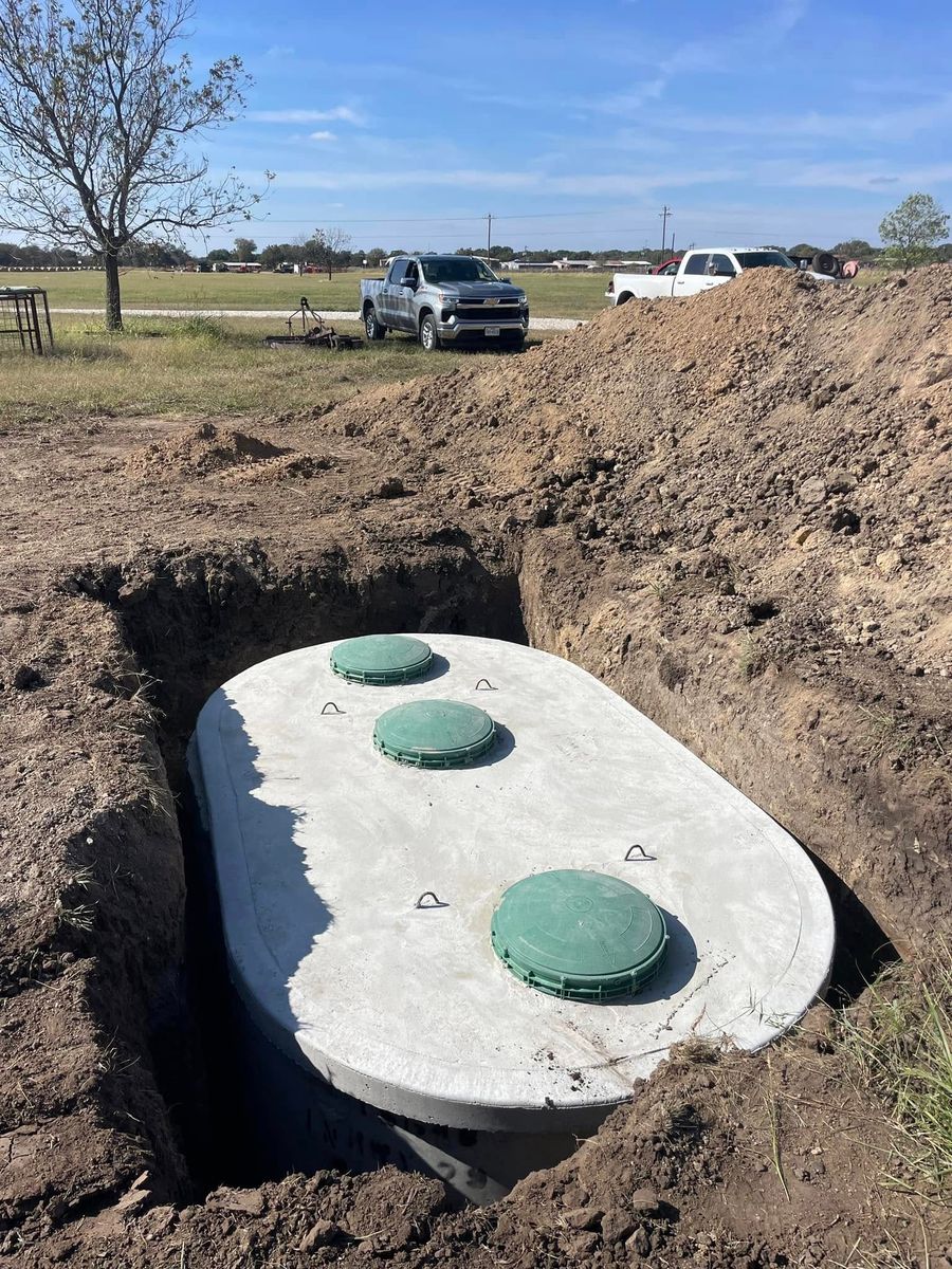 Sewer System Repairs for Broyles Construction in Cherokee, TX