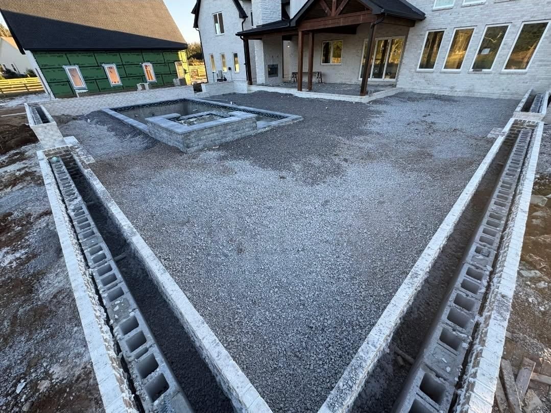 Retaining Wall Construction for Green Ventures Landscaping in Murfreesboro, TN
