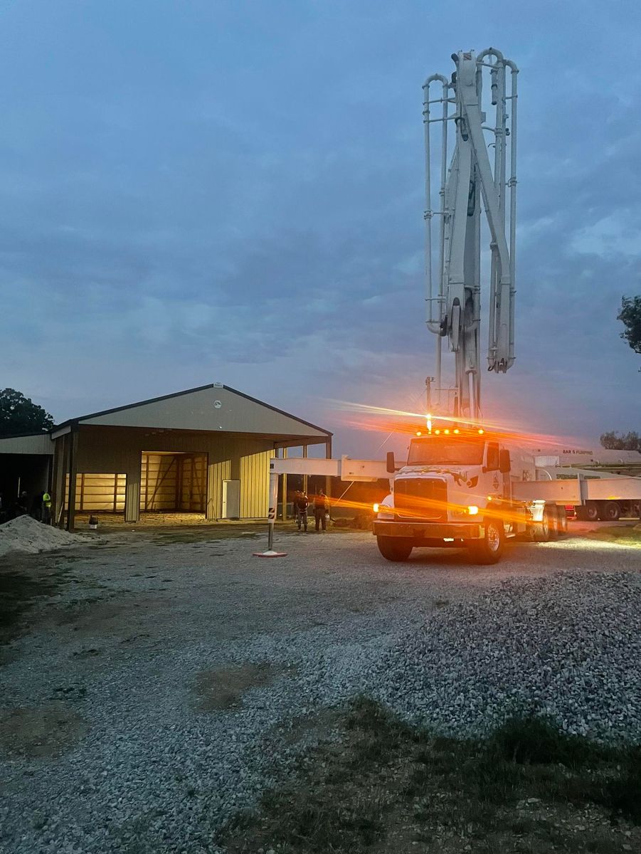 Concrete Slab Construction for J&G Concrete LLC in Garden City, KS