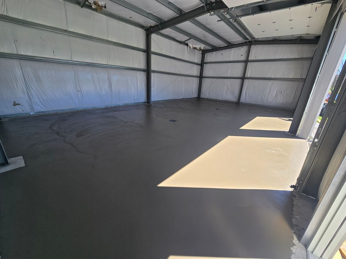 Concrete Slab Construction for Williams Custom Concrete in Poland Center, OH