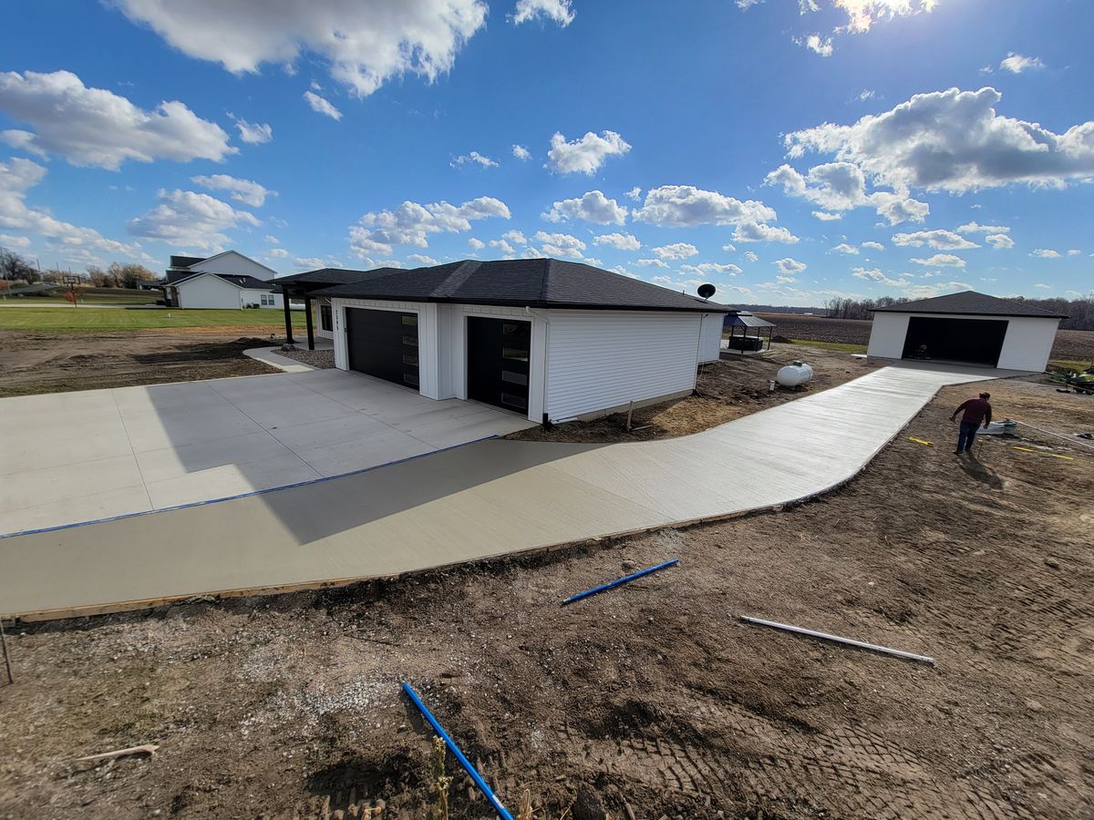 Concrete Driveways for JB WORX in Angola,, IN