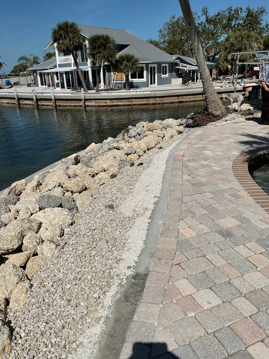 Paver Patios and Walkways for DelliQuadri Landscapes LLC in North Port, FL