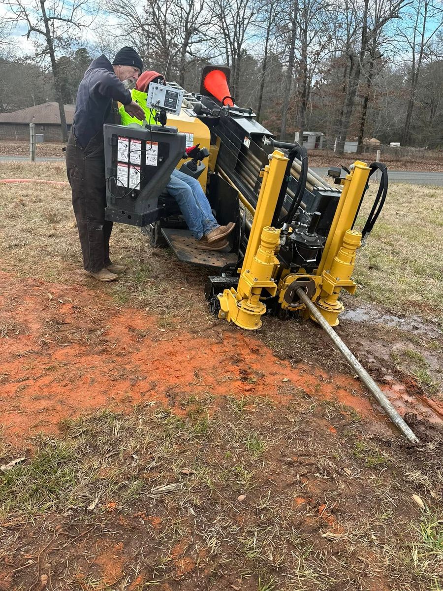 Underground Utility Drilling for Justin Jacques LLC/ DBA. Double J Excavation in Nashville, AR