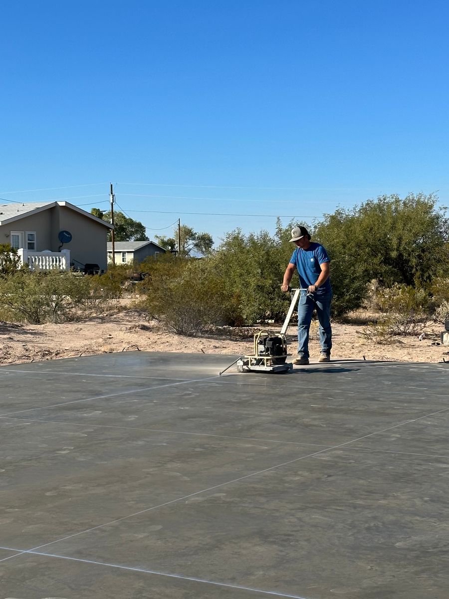 Concrete Slab Construction for American Concrete Placement in Camp Verde, AZ