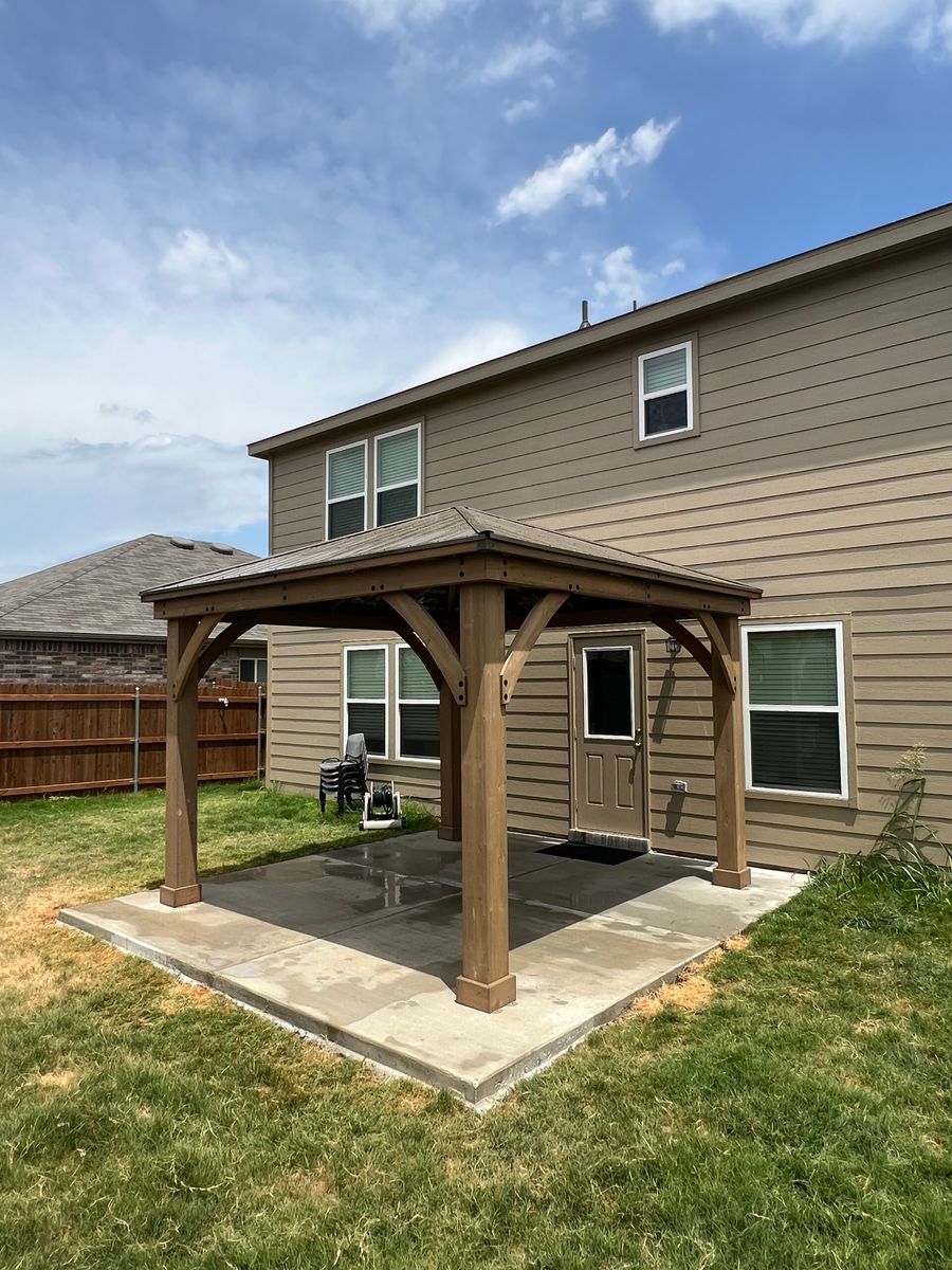 Patio Design & Installation for BW Concrete Contracting LLC in Fort Worth, TX