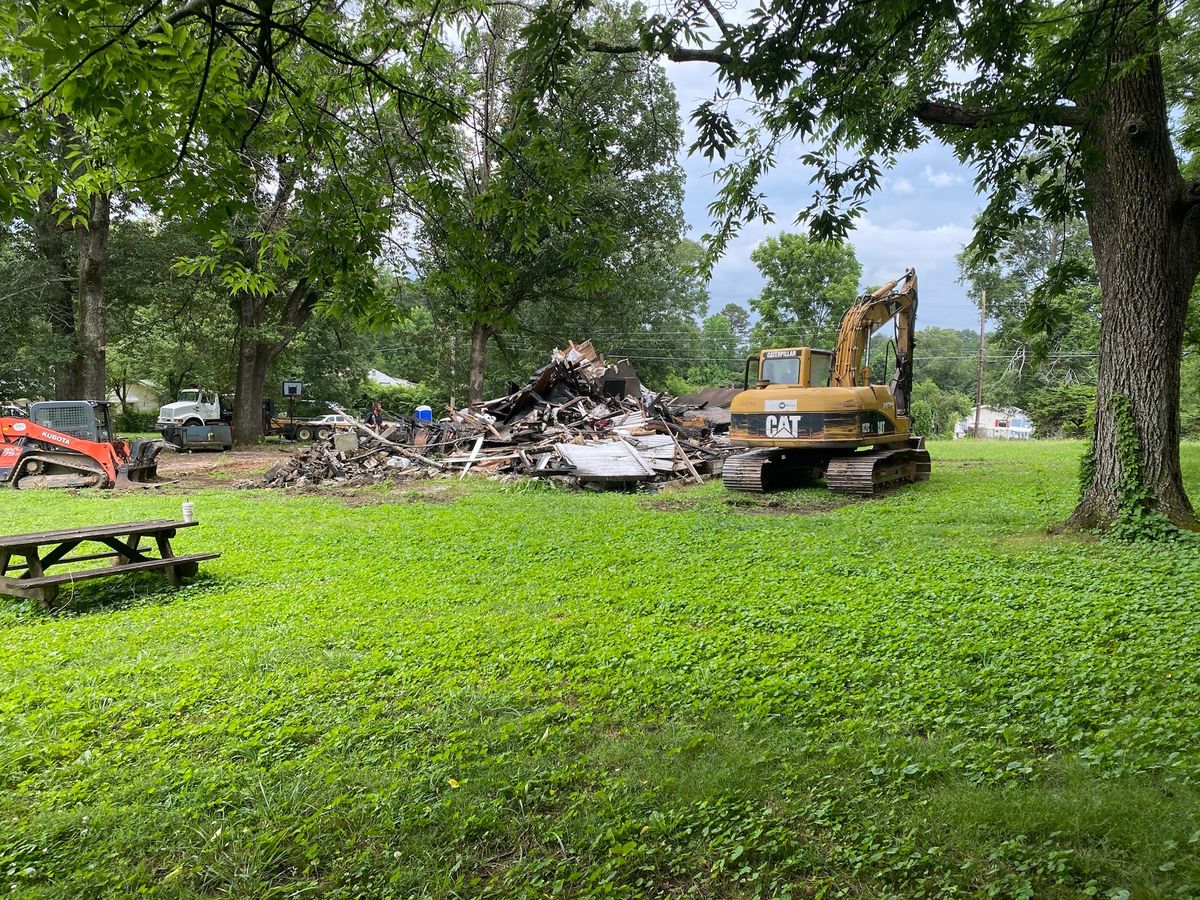 Demolition for McBryar Excavation in Trenton, GA