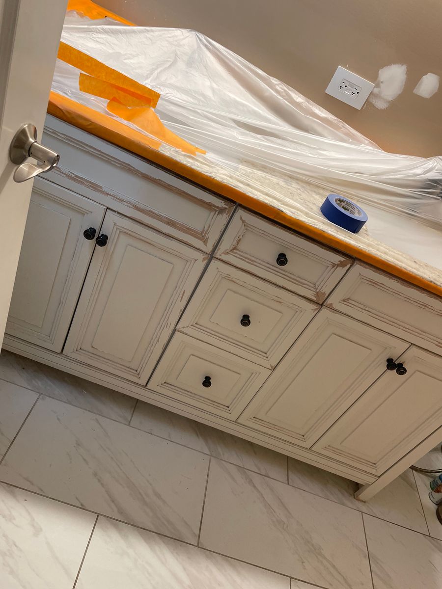 Kitchen and Cabinet Refinishing for S.V.C Painting & DrywallCo in Glen Ellyn, Illinois