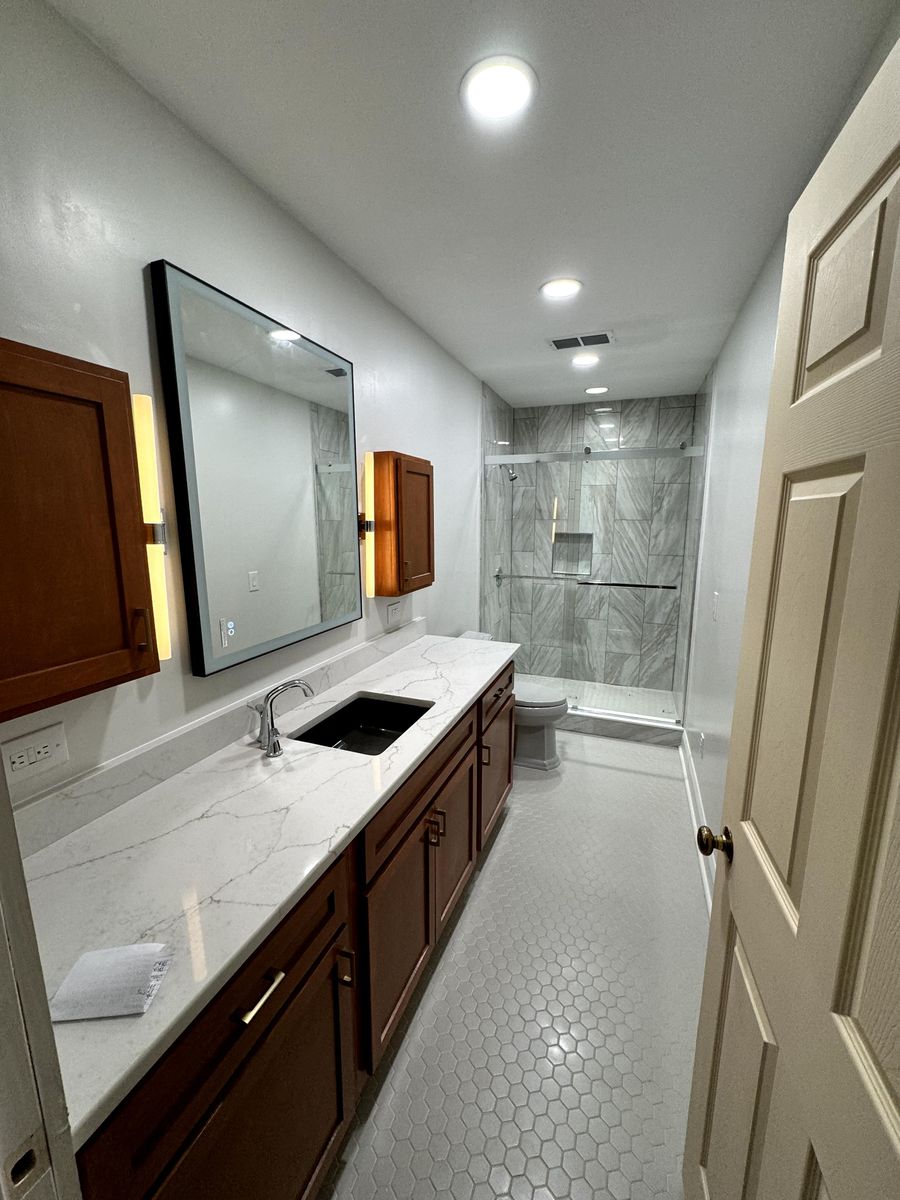 Bathroom Renovation for Norris Construction Group in Charlotte, NC