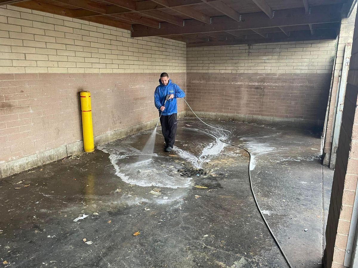 Concrete & Brick Cleaning for Premier Partners, LLC. in Lake County, IL