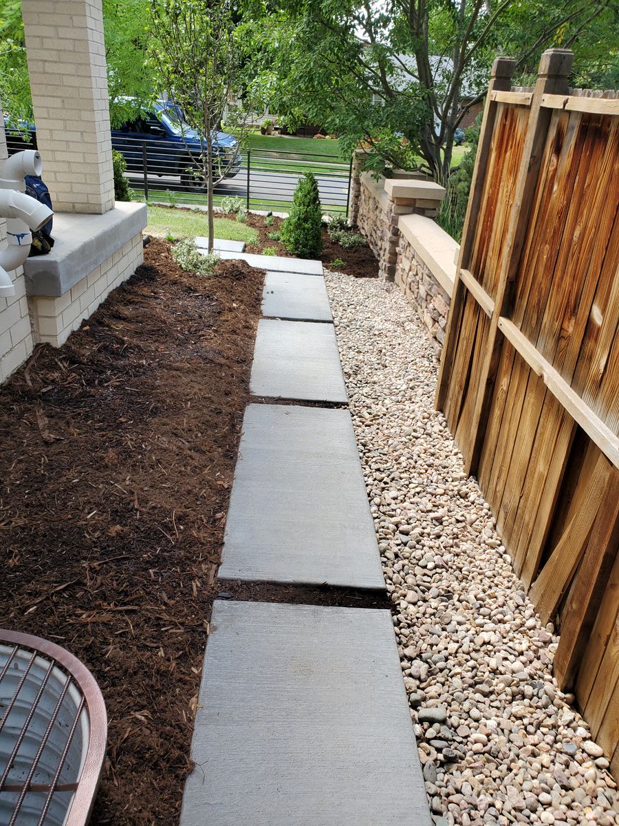 Mulch Installation for JS Landscaping Colorado in Denver, CO
