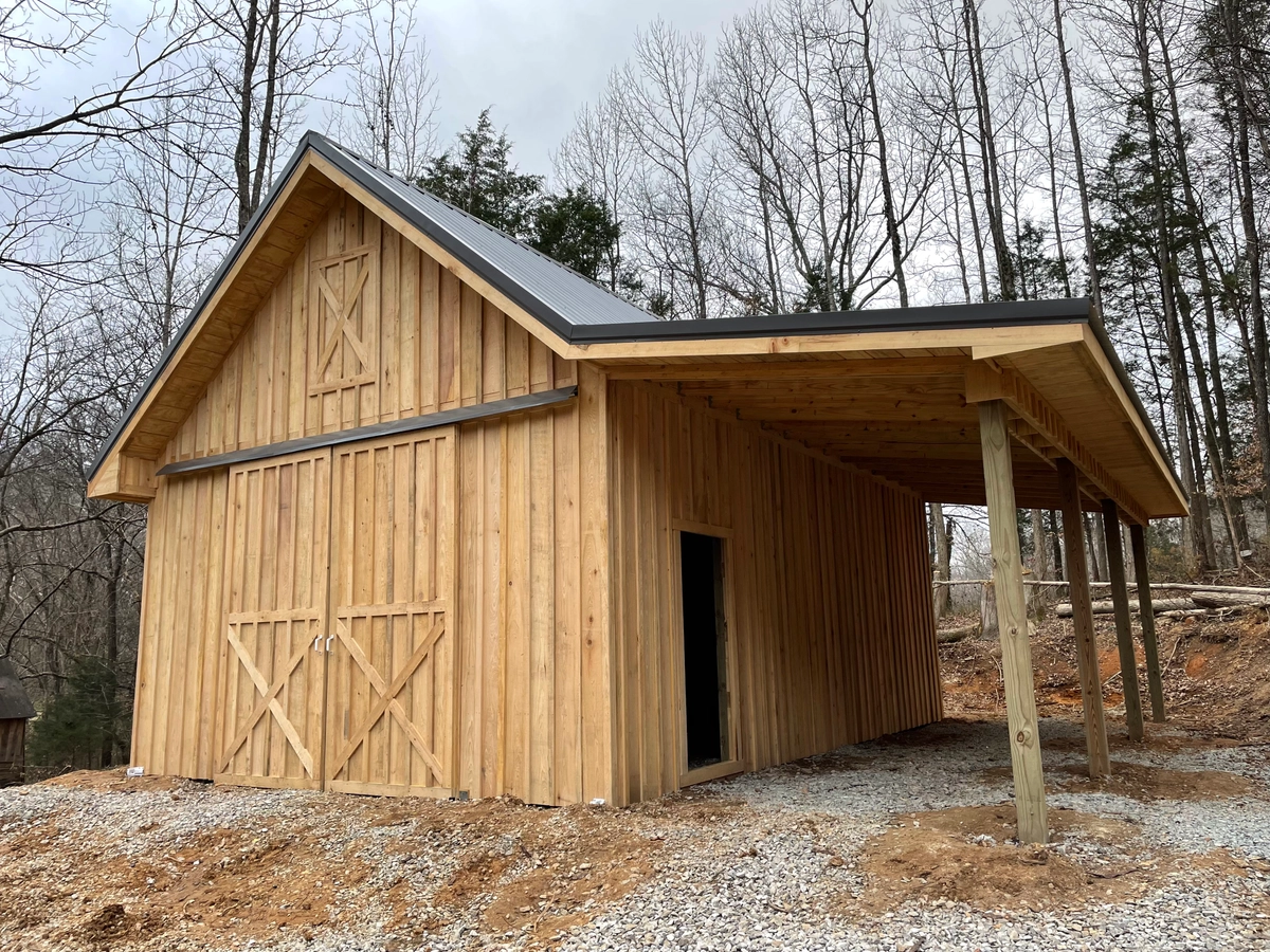 Barndominium Construction for Lumen Constructions in Lobelville, TN