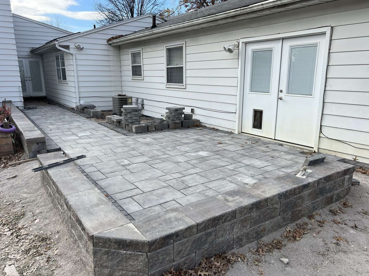 Paver Patios for Tactical Stripes Lawn care in Uniontown, OH