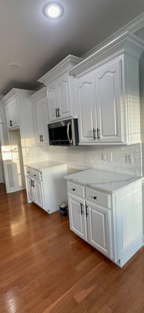 Kitchen and Cabinet Refinishing for Paintway to Heaven in Raleigh, NC