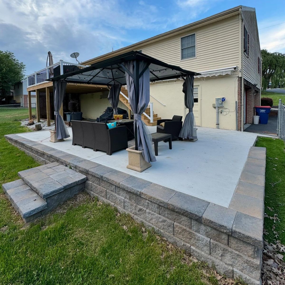 Patio Design & Installation for Berks Concrete & Construction LLC in Berks County, PA