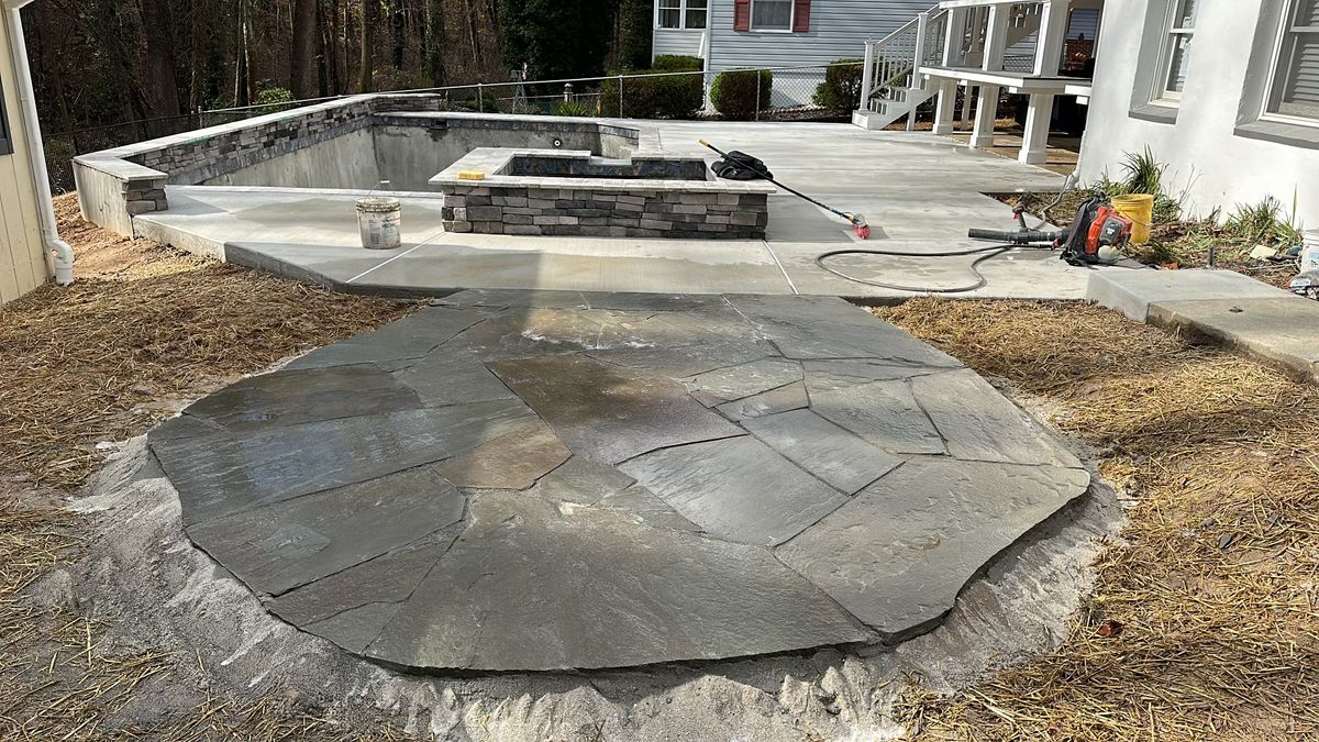 Pool Coping for Matteo Hardscapes in Towson,  MD