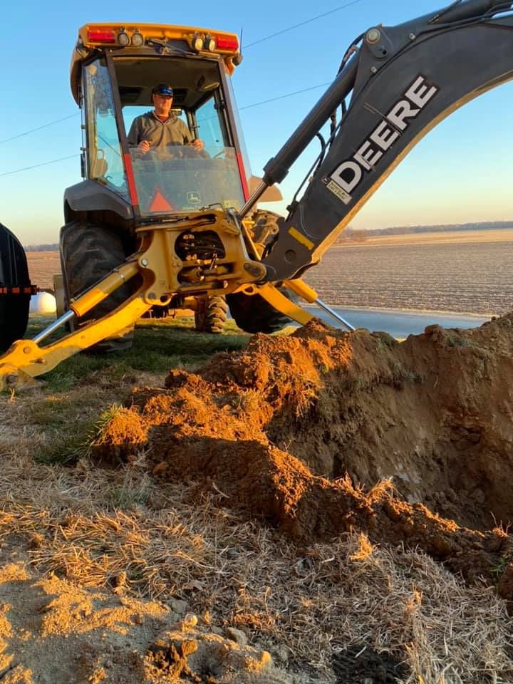 Trenching for Bro-Mac & Sons in Springfield, Illinois