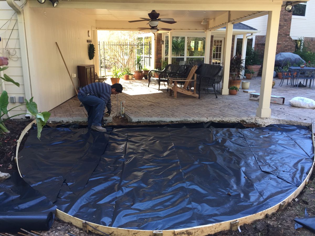 Pool Remodels for Texas Curb N Borders in Houston, TX